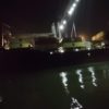 recorrido nocturno en bote por la bahia